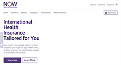 Desktop Screenshot of now-health.com